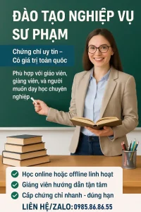 Chứng Chỉ Nghiệp Vụ Sư Phạm