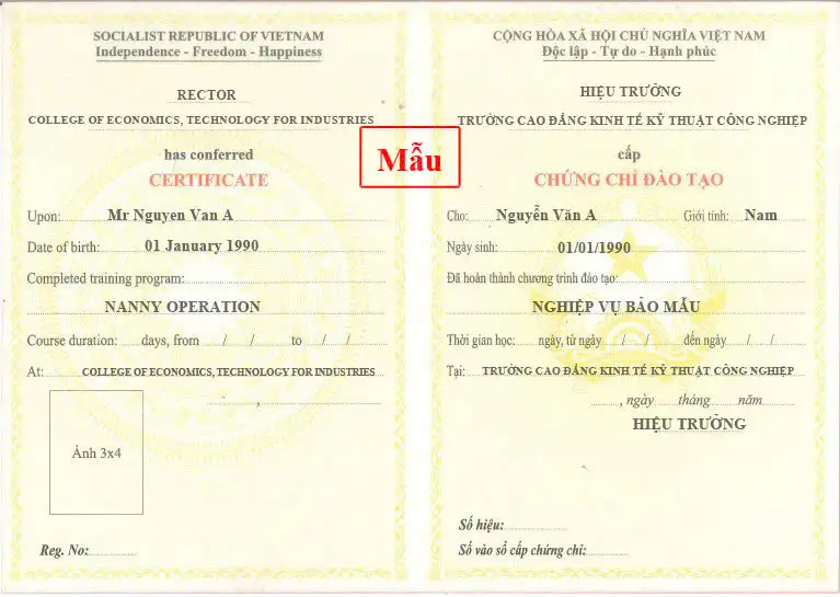 Nghiệp Vụ Cấp Dưỡng – Bảo Mẫu