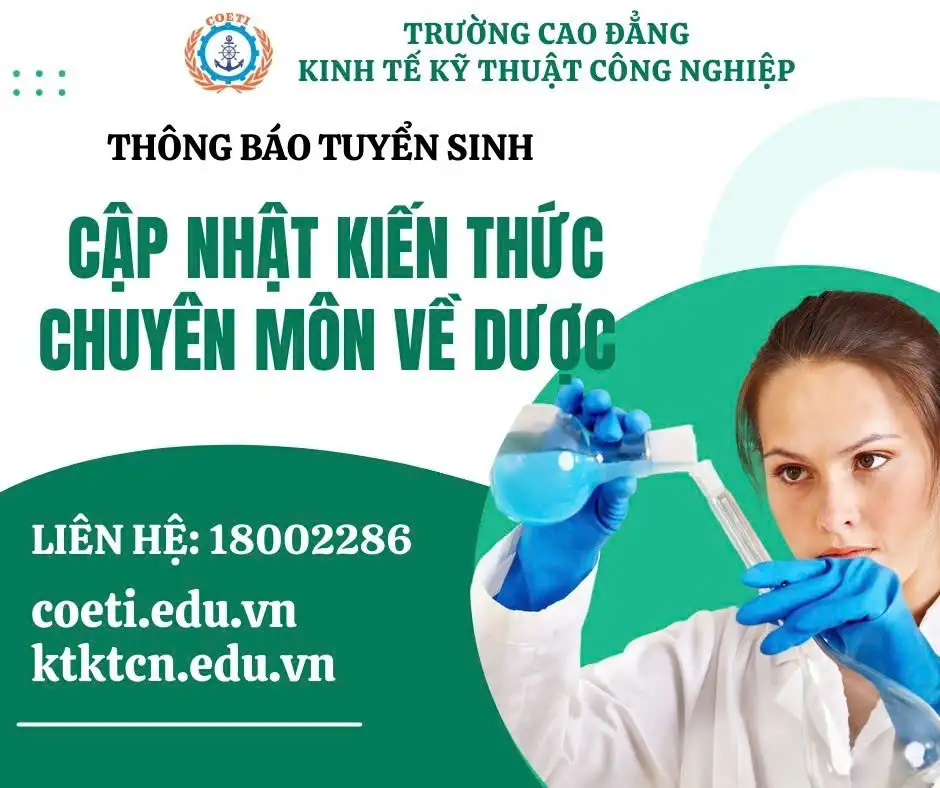 KHÓA HỌC CẬP NHẬT KIẾN THỨC CHUYÊN MÔN VỀ DƯỢC