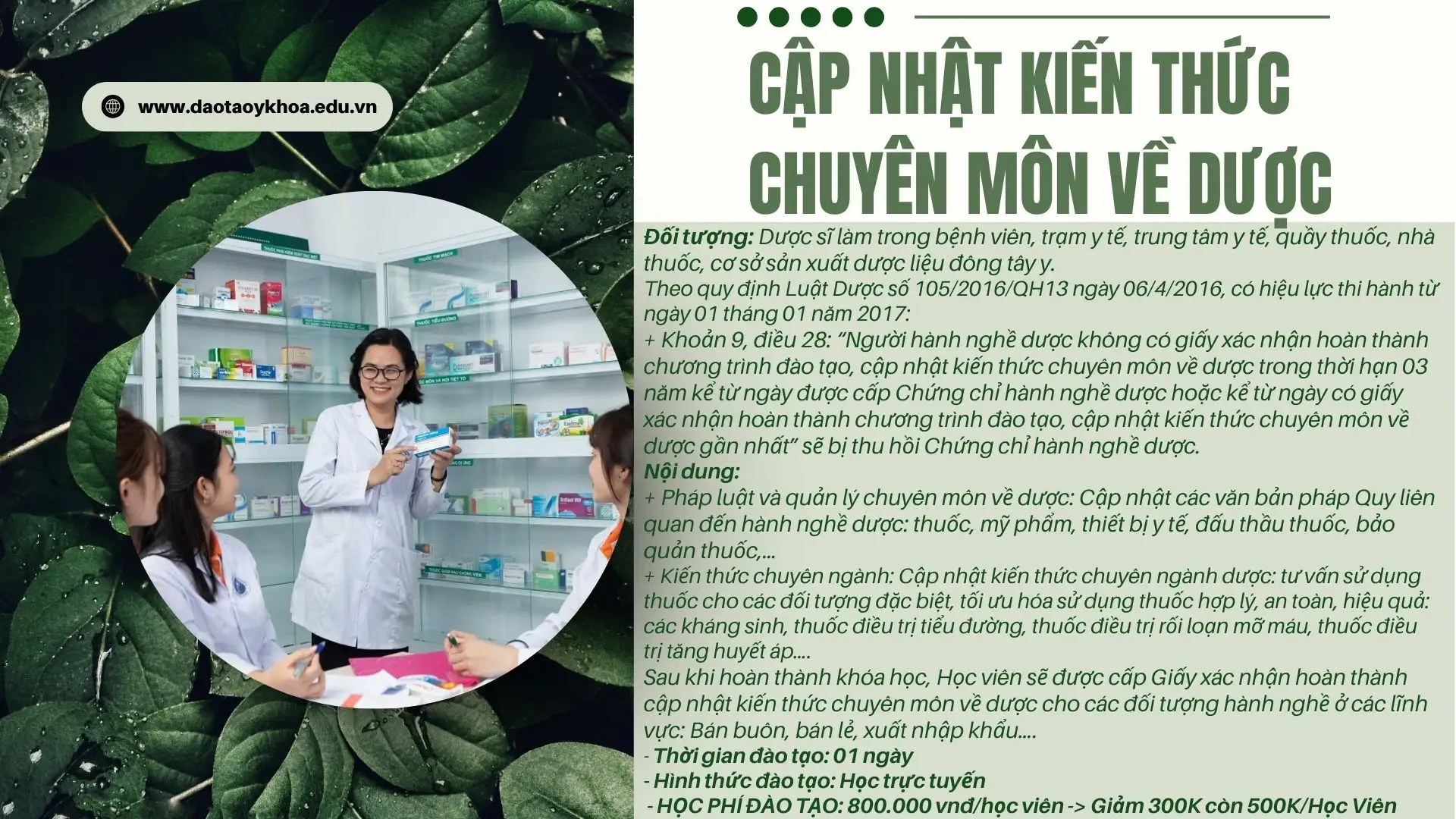Đào tạo và cấp chứng nhận CME liên tục