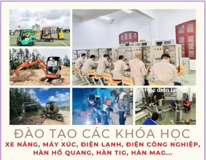 ĐÀO TẠO VÀ CẤP CHỨNG CHỈ XE NÂNG, MÁY XÚC, MÁY CẨU, HÀN, ĐIỆN LẠNH, ĐIỆN CÔNG NGHIỆP
